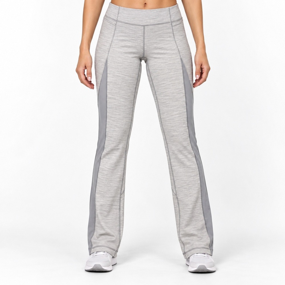 Lululemon Gray Space Dye Bootcut Yoga Leggings Size 4